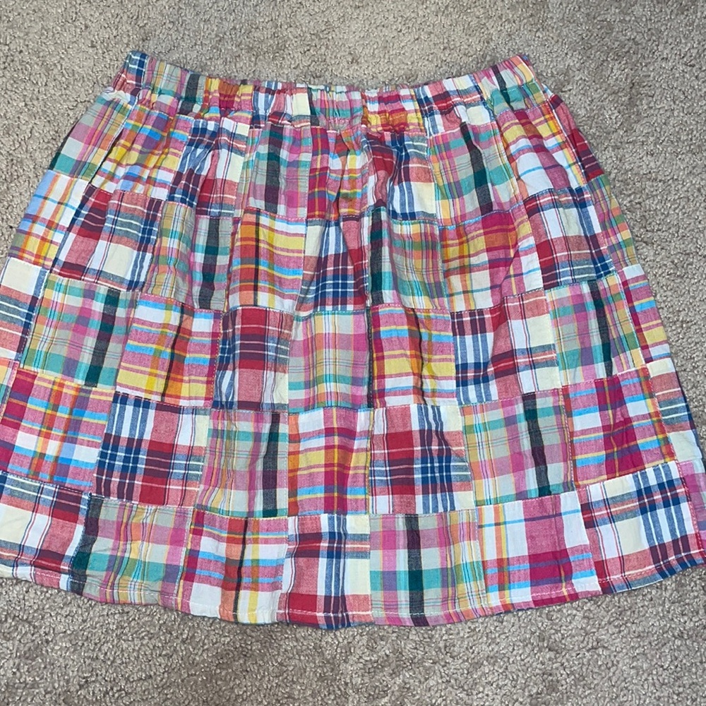 Lolly Wolly Doodle madras skirt size 14 girls